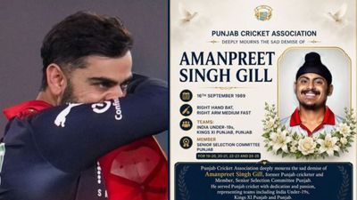 IPL 2026 के बीच पंजाब के लिए बुरी खबर, कोहली के साथ खेल चुके पूर्व गेंदबाज का निधन Virat Kohli and Amanpreet Singh Gill