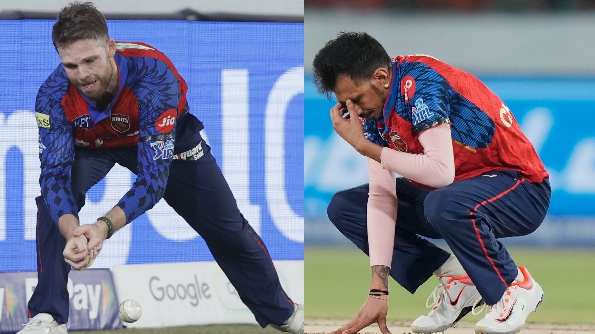 चहल की गेंद पर हैदराबाद के ख‍िलाफ एक कैच छूटा (PC: IPL)