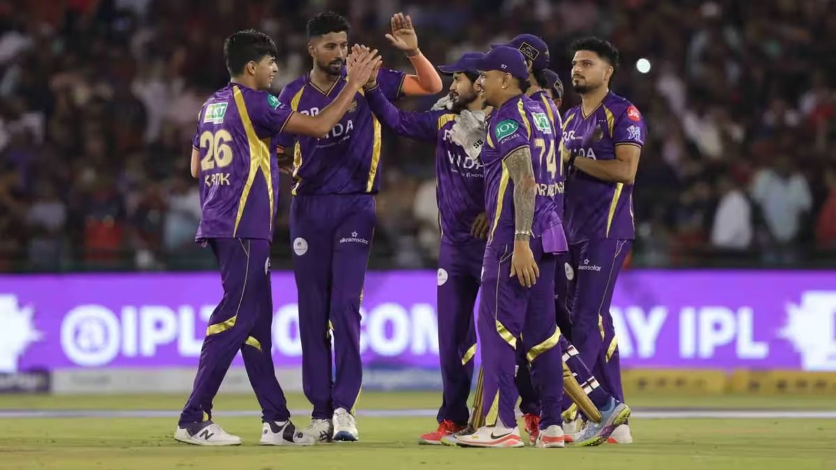 KKR players in game vs RCB. (BCCI/IPL)