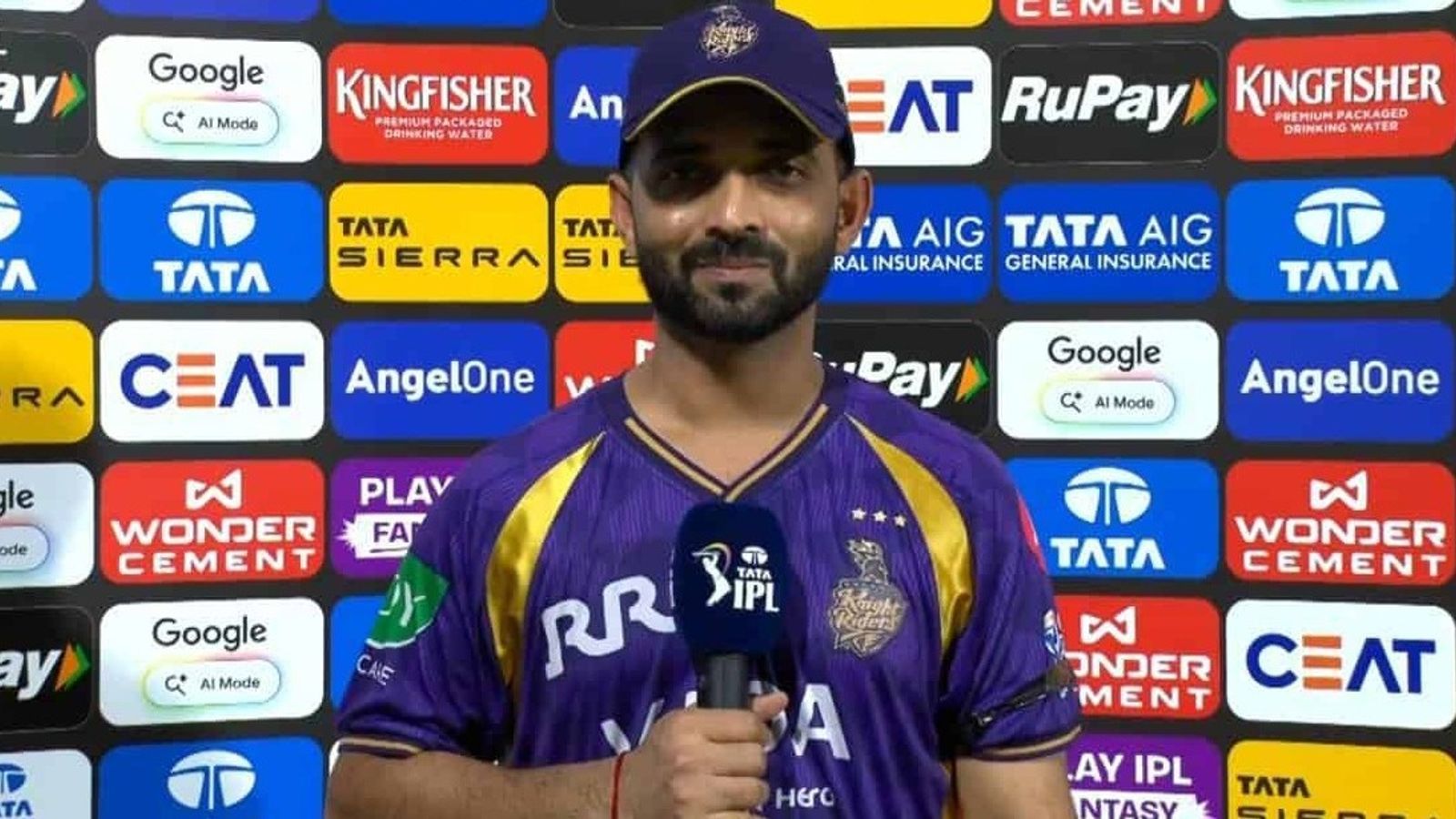 अजिंक्य रहाणे की अब MI vs RR मैच पर नजर, KKR के अगले मैच की प्लानिंग पर बोले- हमसे पहले तो मुंबई और राजस्थान खेलेंगे कोलकाता नाइट राइडर्स प्लेऑफ की रेस में बनी हुई है. (PC: X)