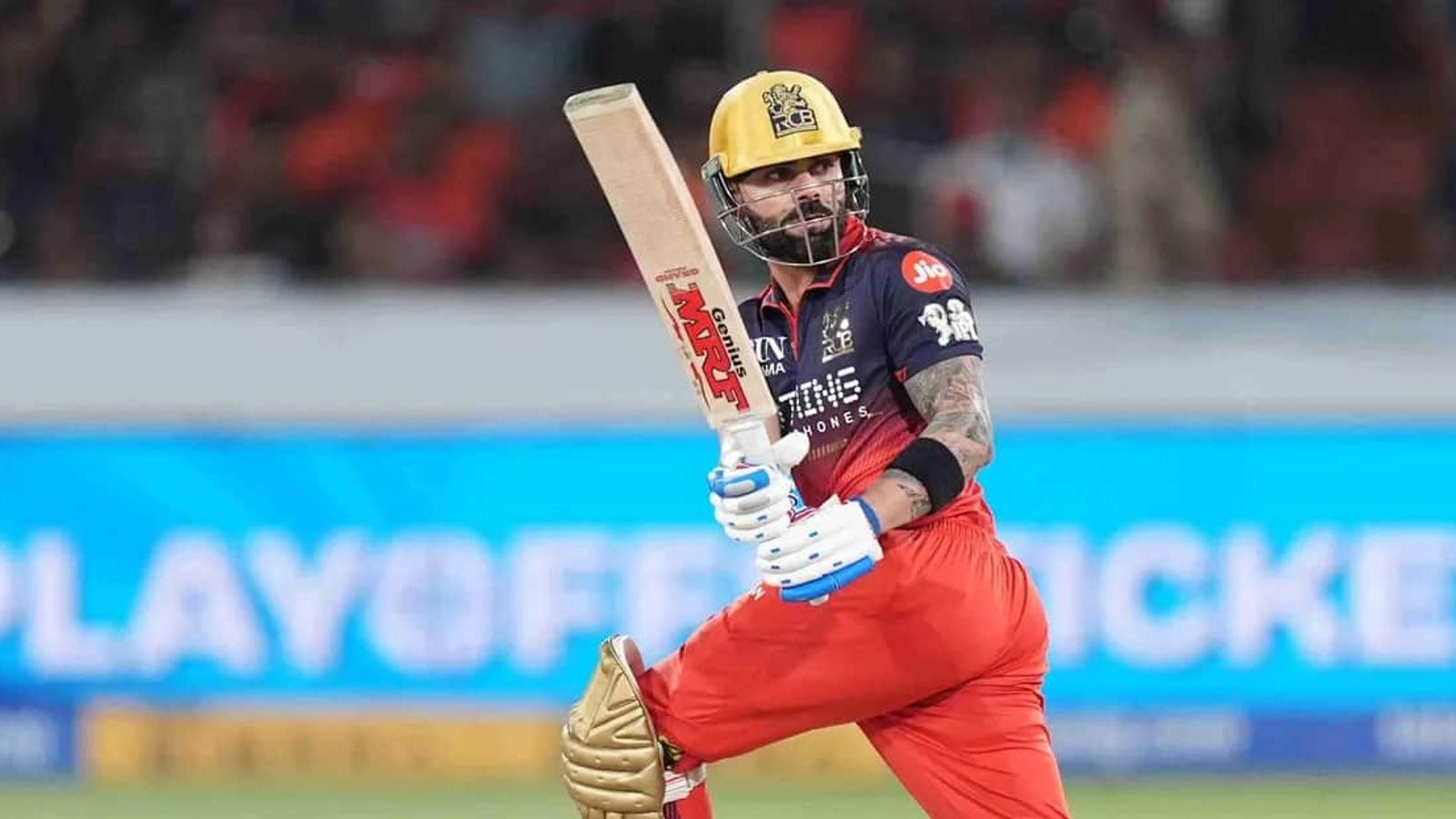 IPL Playoffs में कैसा है विराट कोहली का रिकॉर्ड, गुजरात टाइटंस के गेंदबाजों के लिए राहत देने वाले आंकड़े आरसीबी के लिए विराट कोहली (photo: ipl)