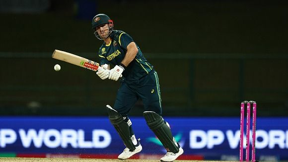 Mitchell Marsh of Australia plays a shot Mitchell Marsh of Australia plays a shot