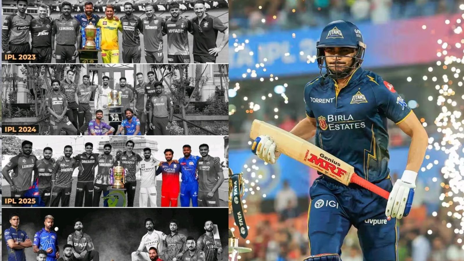 IPL 2026 मे क्या RCB नहीं GT बनेगी चैंपियन? हार्दिक पंड्या से जुड़ा पिछले तीन साल का कनेक्शन दे रहा गवाही, जानें मामला हार्दिक पंड्या के साथ कैप्टन शूट में खड़े कप्तान और शुभमन गिल
