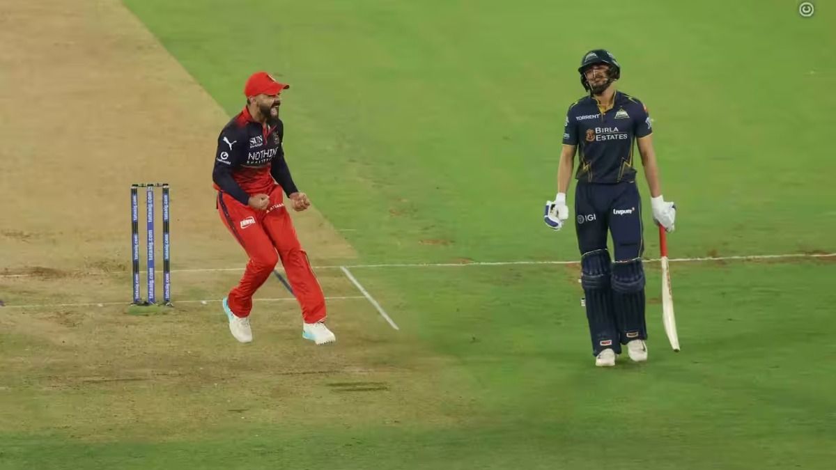 Virat Kohli teases Shubman Gill after his dismissal