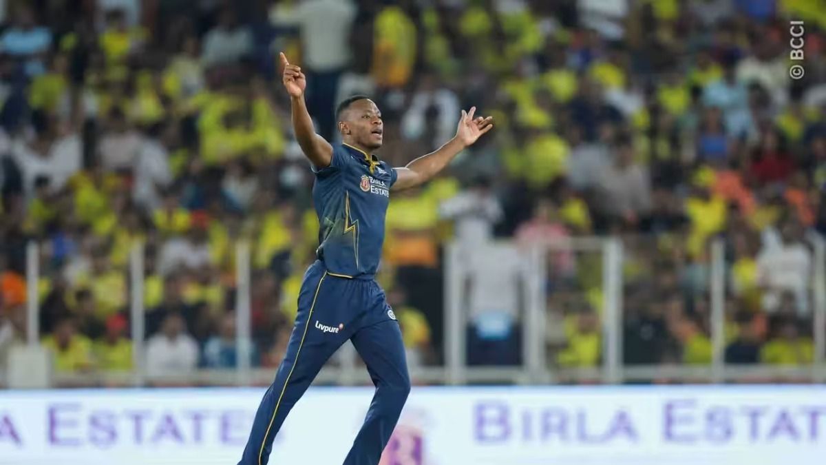 Kagiso Rabada during an IPL match