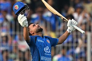 IND vs AFG: 4644 दिन और 95 मैचों के बाद हशमतुल्लाह शाहिदी ने ठोका वनडे करियर का पहला शतक, भारत के खिलाफ अफगान कप्तान ने रचा इतिहास SportsTak Hindi