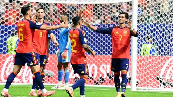 Ferran Torres #7 of Spain c