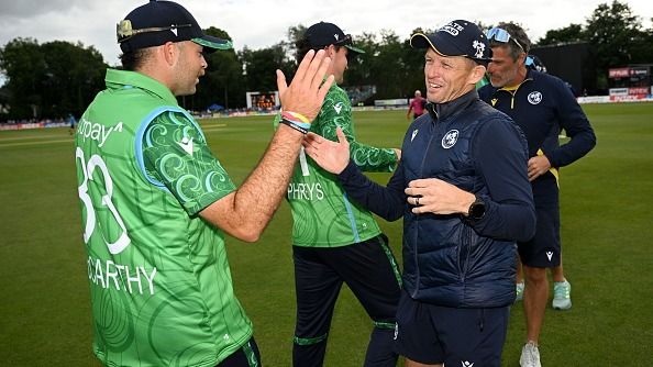 Ireland head coach Heinrich Malan