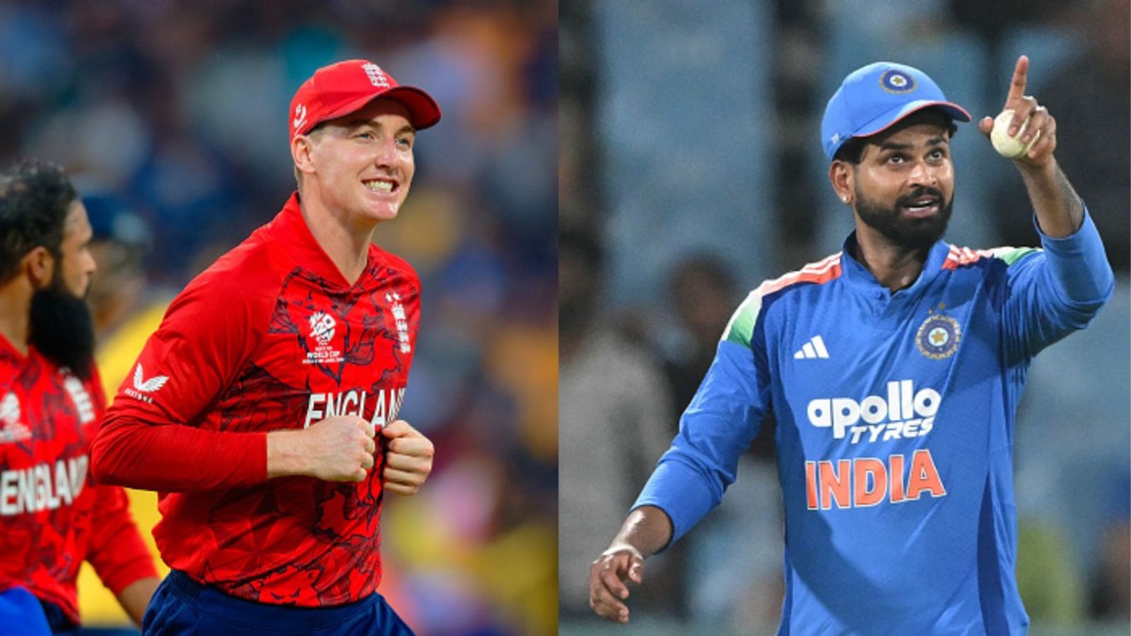 IND vs ENG T20I मैच टाइमिंग, स्क्वॉड, शेड्यूल और लाइव स्ट्रीमिंग डिटेल्स, जानिए यहां हैरी ब्रूक और श्रेयस अय्यर क्रमश: इंग्लैंड व भारत के टी20 कप्तान हैं. (Photo: Getty)