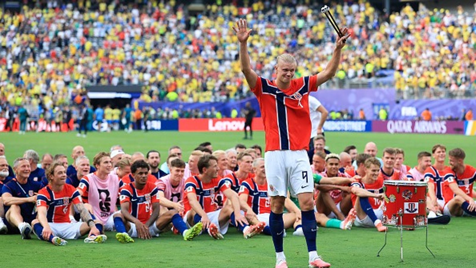 FIFA World Cup 2026: हालैंड के दो गोल के दम पर ऐतिहासिक क्वार्टर फाइनल में पहुंचा नॉर्वे, नेमार की ब्राजील का टूटा सपना नॉर्वे पहली बार वर्ल्ड कप के क्वार्टर फाइनल में पहुंचा. (PC: Getty)