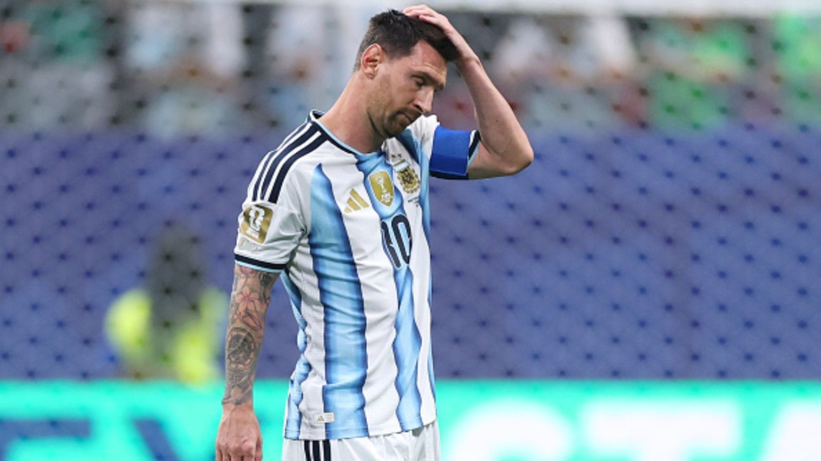 लियोनल मेसी का पीछा नहीं छोड़ रहा घटिया रिकॉर्ड, FIFA World Cup 2026 में दूसरी बार चूके पेनल्टी किक लियोनल मेसी. (Photo: Getty)