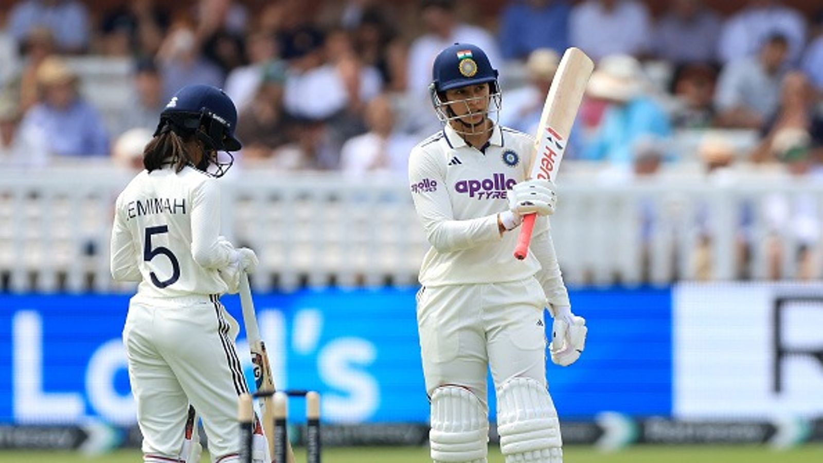 IND vs ENG : लॉर्ड्स के पहले टेस्ट में शतक से चूकीं स्मृति मांधना, भारत ने इंग्लैंड पर कसा शिकंजा फिफ्टी जड़ने के बाद स्मृति मांधना