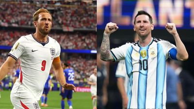 FIFA WC 2026 : आज रात अर्जेंटीना और इंग्लैंड के बीच कड़ी जंग, भारत में जानें कितने बजे शुरू होगा मैच और Live Streaming डिटेल्स Harry Kane and Lionel Messi