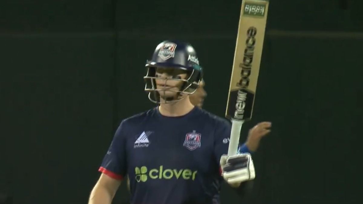 Steve Smith after scoring a century