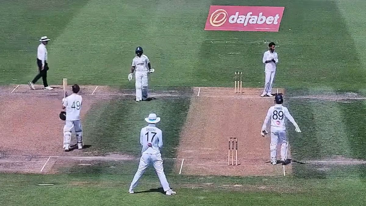 Jason Rowles after scoring a double century Jason Rowles after scoring a double century