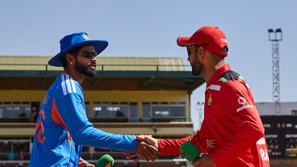 Shreyas Iyer and Sikandar Raza Shreyas Iyer and Sikandar Raza