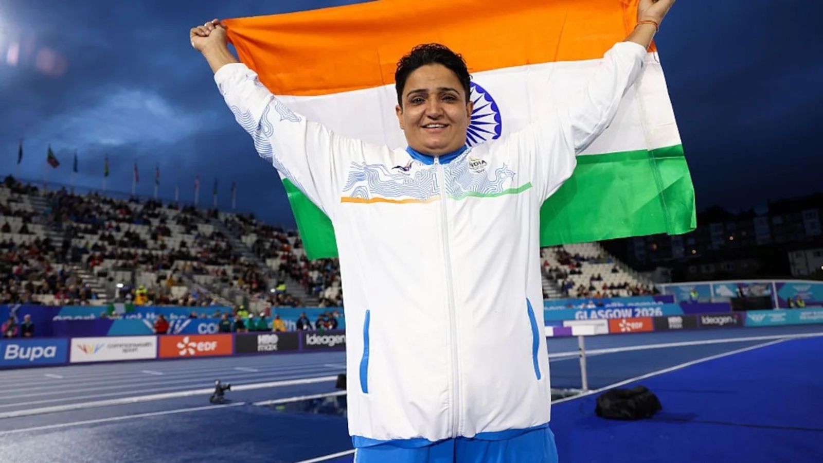 'मुझे रात 11 बजे से सुबह 3 बजे तक पीटा गया', शर्मिला धनखड़ के कैसे तय किया CWG 2026 में ऐतिहासिक गोल्ड जीतने का सफर शर्मिला धनकड़ ने शॉट पुट F57 इवेंट में गोल्ड मेडल जीता. (PC: X)