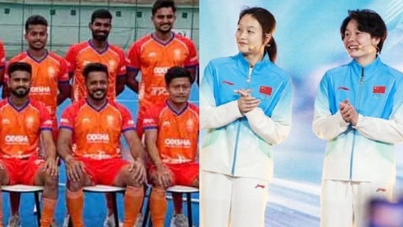 भारत की केसरिया जर्सी के विवाद के बीच चीन ने भी बदला जर्सी का रंग, लाल को छोड़ नीला रंग चुना बीते दिनों भारतीय हॉकी टीम की जर्सी का रंग बदल दिया गया था. (PC: X)