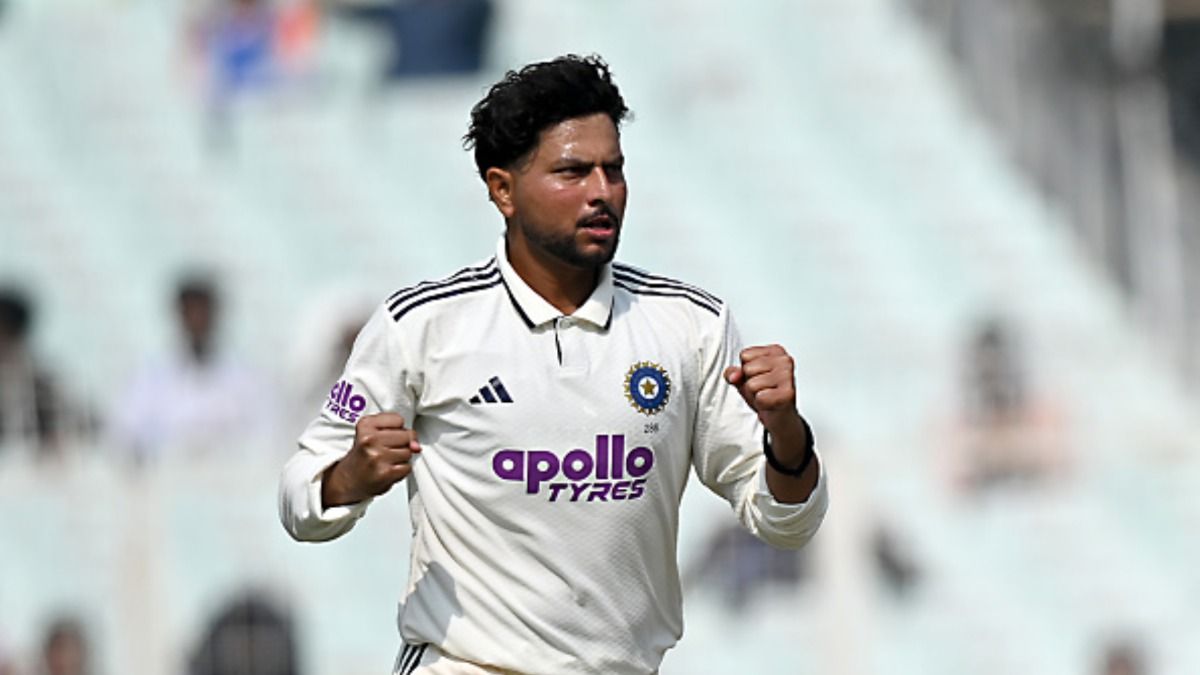 Kuldeep Yadav in this frame. (Getty) Kuldeep Yadav in this frame. (Getty)