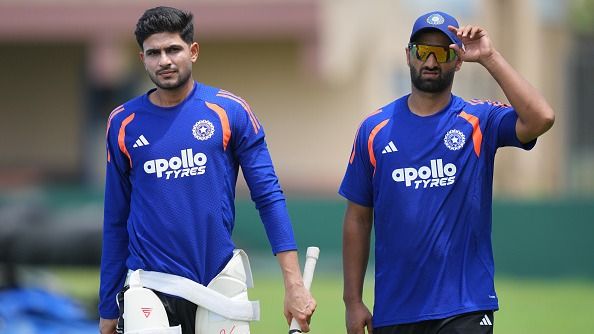 Shubman Gill (L) and Auqib Nabi (R) Shubman Gill (L) and Auqib Nabi (R)