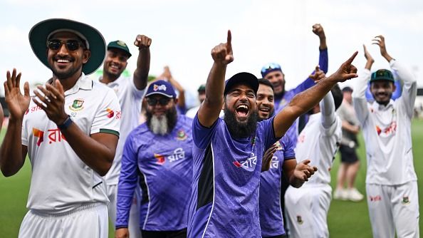 Bangladesh celebrate victory Bangladesh celebrate victory