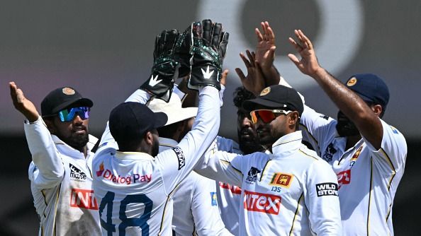 Sri Lanka's players Sri Lanka's players
