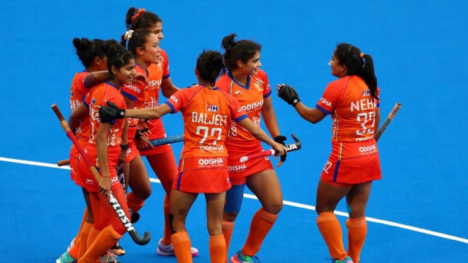 भारतीय महिला टीम वर्ल्ड कप के दूसरे राउंड में पहुंची, 7वीं रैंक वाले इंग्लैंड को ड्रॉ पर रोका भारतीय महिला हॉकी टीम. (Photo: Getty)