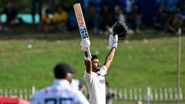 India's Devdutt Padikkal celebrates 
