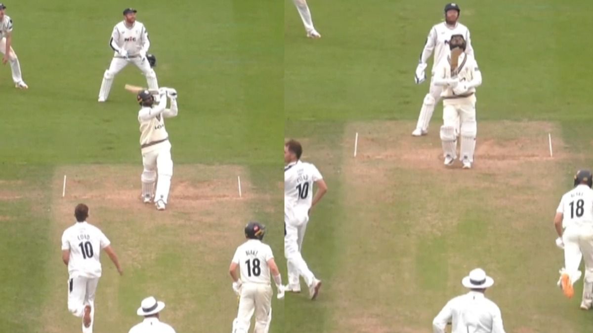 Aaqib Nabi batting for Surrey Aaqib Nabi batting for Surrey