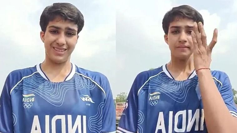 Indian wushu athlete Divyanshi Indian wushu athlete Divyanshi