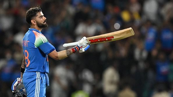 Virat Kohli after scoring a century for Team India