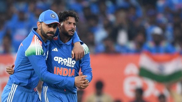 Virat Kohli and Kuldeep Yadav