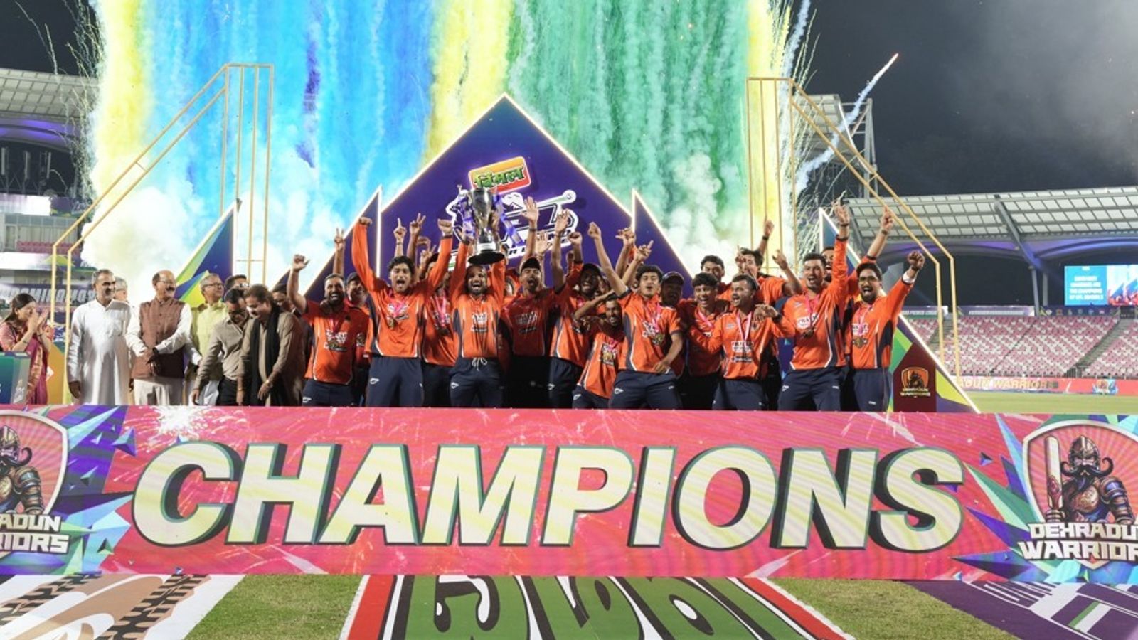 उत्तराखंड प्रीमियर लीग 2026: देहरादून वॉरियर्स बनी चैंपियन, फाइनल में हरिद्वार को 36 रनों से हराया DEHRADUN WARRIORS