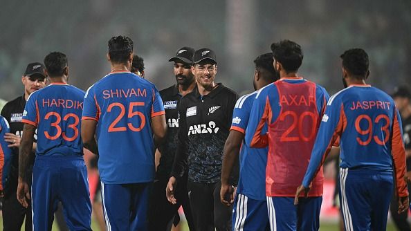 India's players congratulate IND VS NZ India's players congratulate IND VS NZ