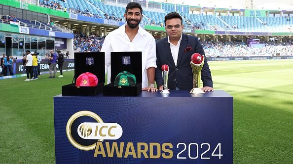 Jasprit Bumrah after receiving four awards