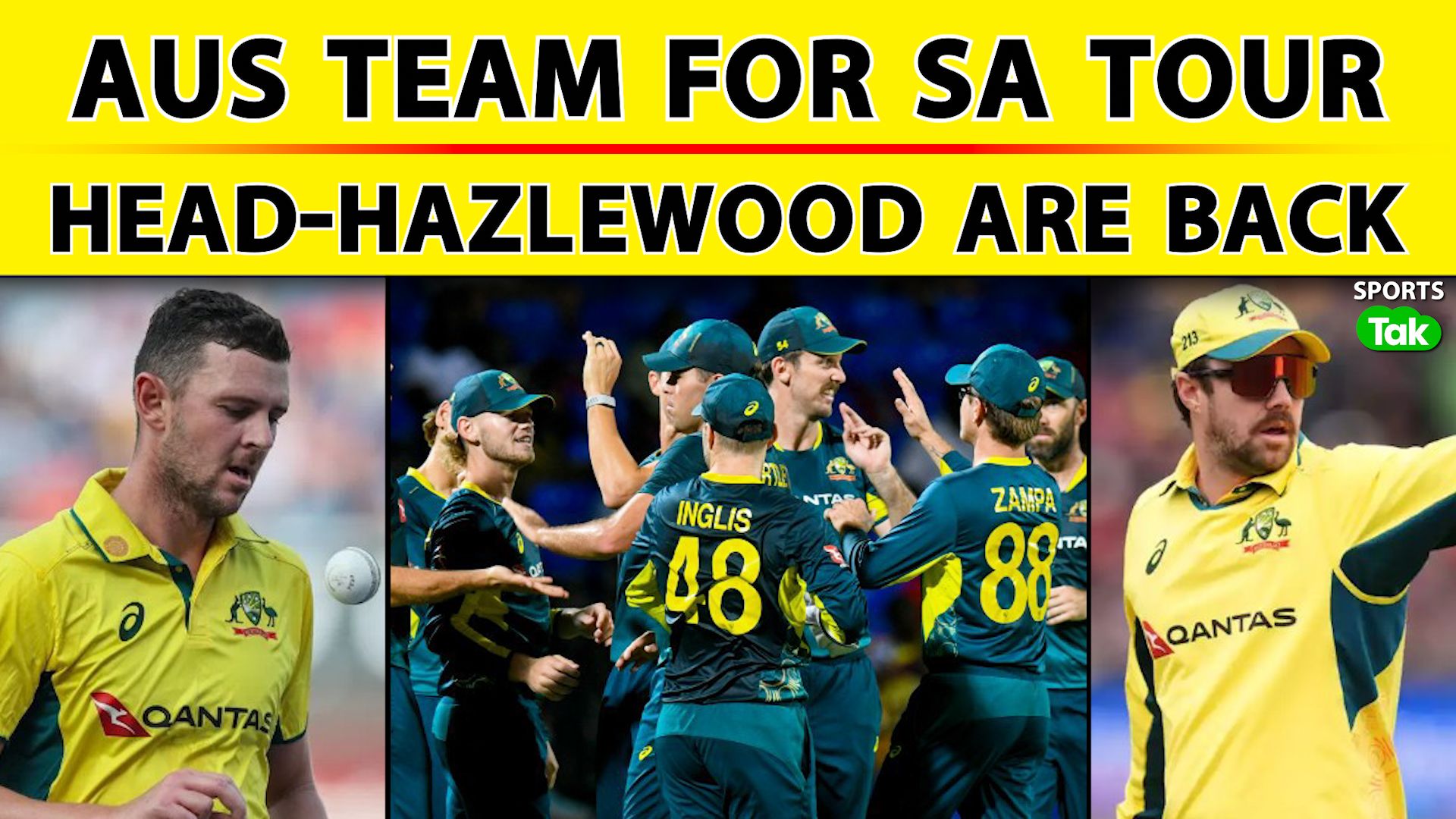 Australia Announces Squads for South Africa Series