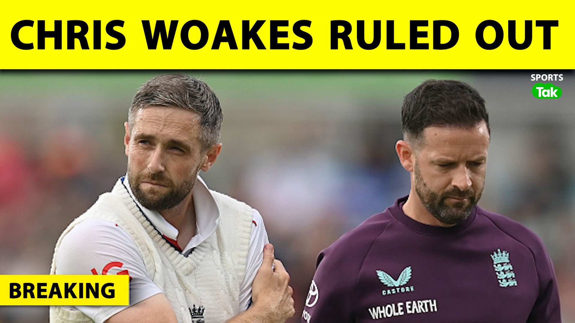 Sports Tak: Chris Woakes ruled out of Test match d