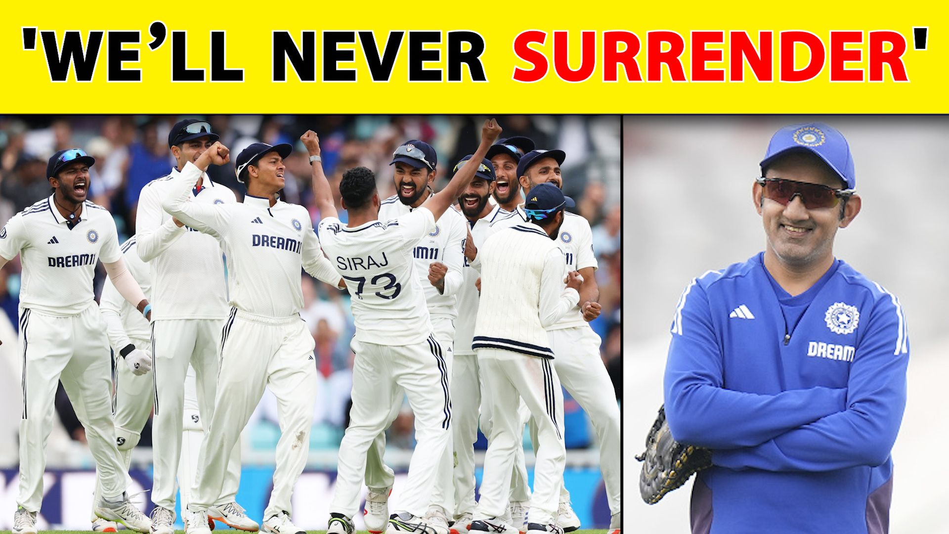 Gautam Gambhir's 'Never Surrender' Mantra Powers T