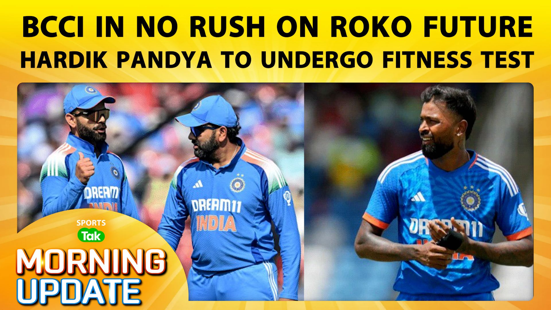 Sports Tak Morning Update: Rohit Sharma and Virat 