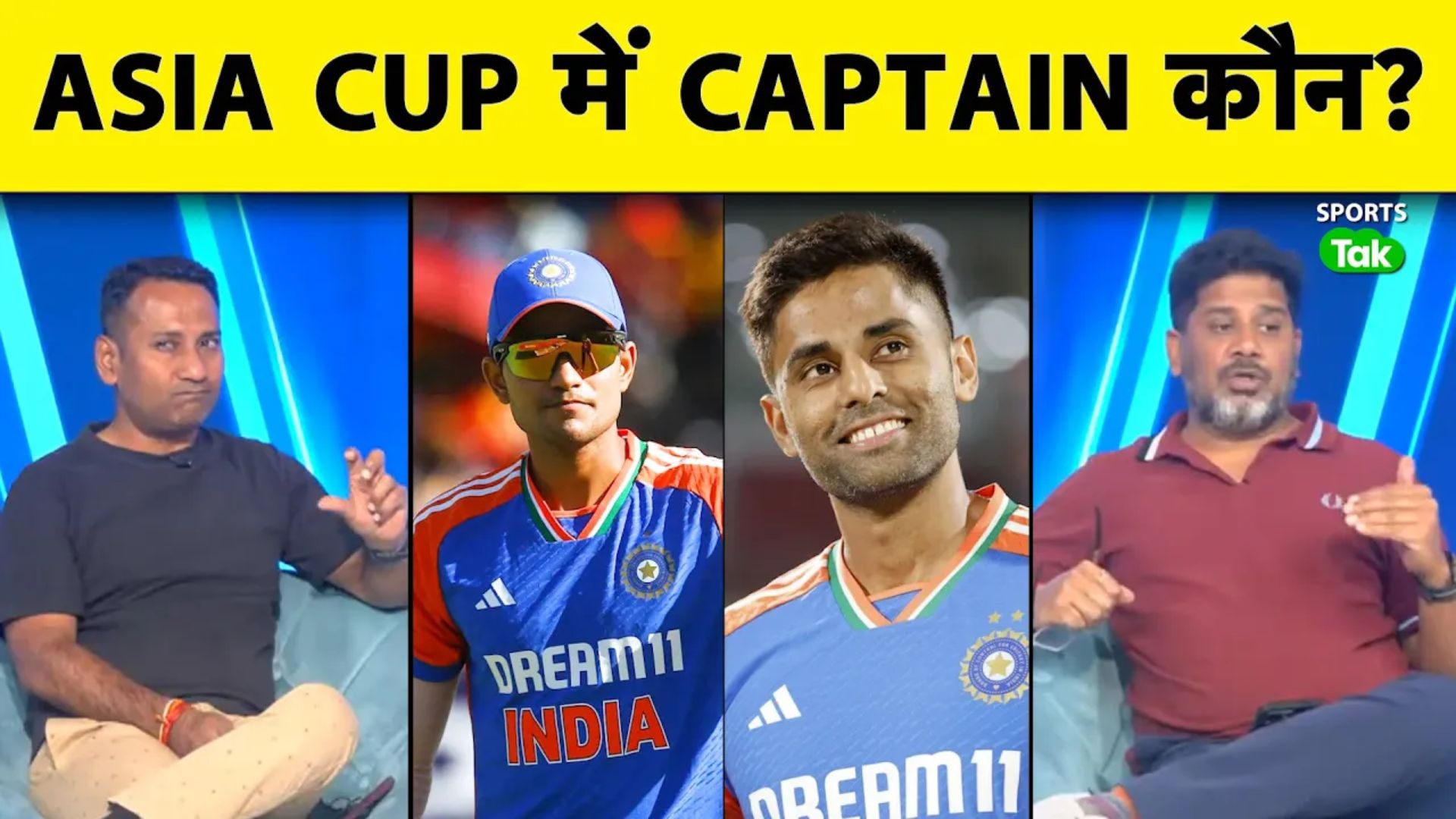Yashasvi Jaiswal, Shubman Gill, Abhishek Sharma: W