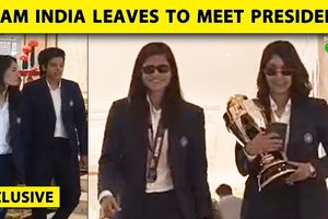 वर्ल्ड चैंपियन भारतीय टीम PRESIDENT DROUPADI MURMU से मिलने के लिए रवाना SportsTak Hindi