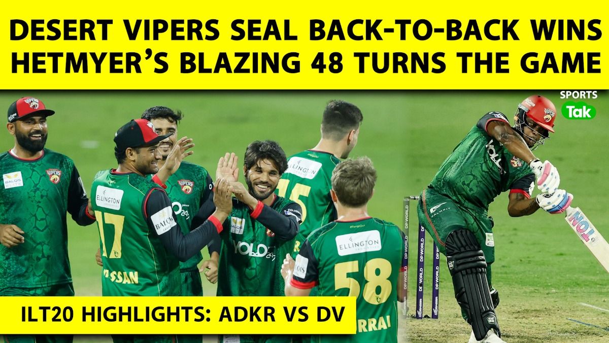 ILT20: रसेल की मेहनत पर फिरा पानी, डेजर्ट वाइपर्स ने नाइट राइडर्स को हराया SportsTak Hindi
