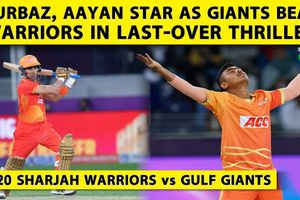 ILT20 : Gulf Giants की जीत में Afzal Khan चमके, Sharjah की लगातार तीसरी हार SportsTak Hindi