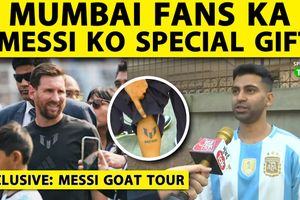 GOAT India Tour: मुंबई में Messi का फीवर, फैन ने 18 घंटे में तैयार किया खास स्केच SportsTak Hindi
