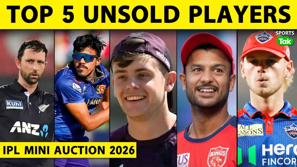 top 5 unsold players 