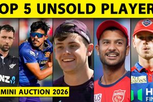 IPL 2026 : करोड़ों में खेलने की उम्मीद, लेकिन ऑक्शन में अनसोल्ड रहे ये टॉप 5 खिलाड़ी SportsTak Hindi