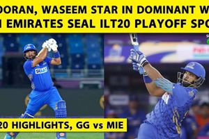 MI Emirates vs Gulf Giants: Pooran और Waseem की बदौलत MI Emirates ने 8 विकेट से जीत दर्ज की SportsTak Hindi