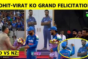 वडोदरा में रोहित-विराट सम्मानित, पहले वनडे में मिला स्टैंडिंग ओवेशन SportsTak Hindi