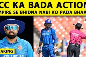 Mohammad Nabi पर लगा जुर्माना, अंपायर से बहस करने पर मिली सजा SportsTak Hindi