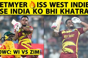 WI vs ZIM: West Indies ने बनाया 254 रनों का विशाल स्कोर, Team India के लिए खतरे की घंटी SportsTak Hindi